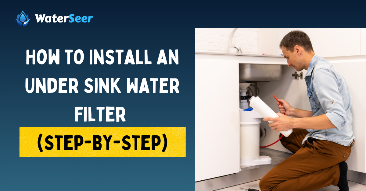 how to install an under sink water filter