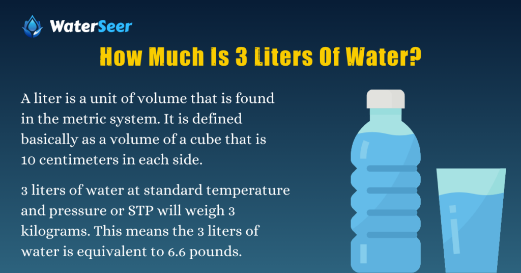 How Much Is 3 Liters Of Water?