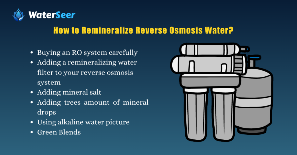 How to Remineralize Reverse Osmosis Water?