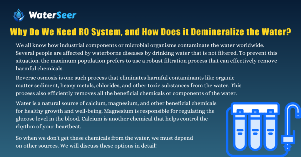 Why Do We Need RO System, and How Does it Demineralize the Water?