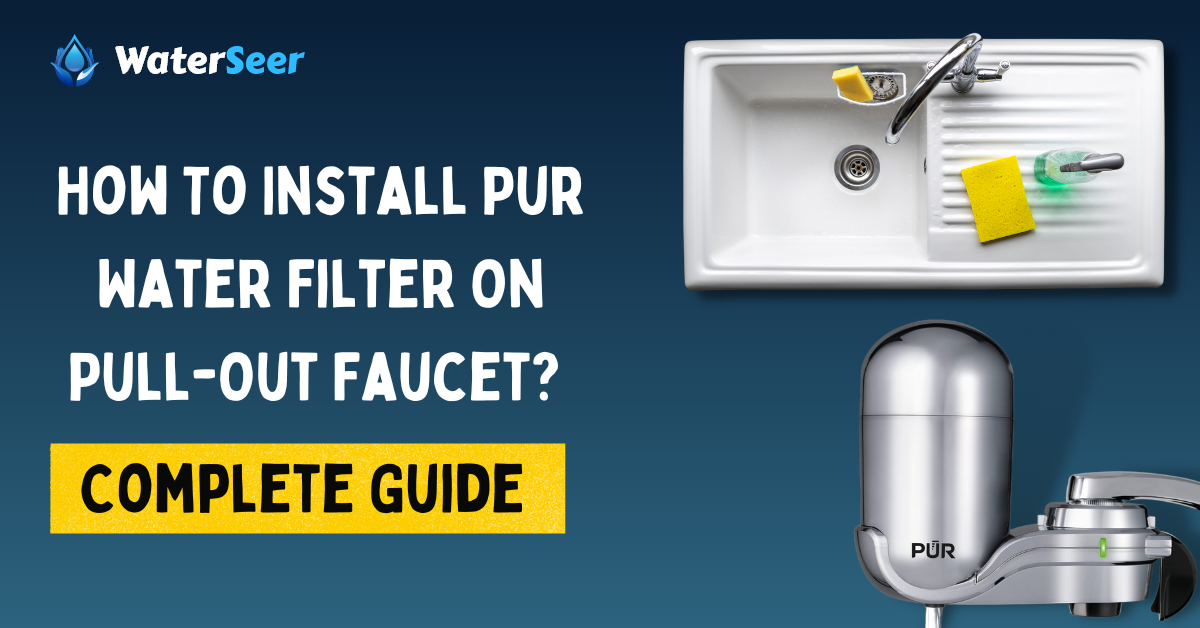how to install pur water filter on pull out faucet